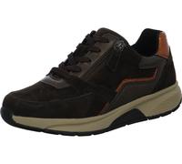 Keilsneaker ROLLINGSOFT, Damen, Gr. 40, braun, Leder, Lederimitat, Schuhe, Halbschuh, Schnürer mit Kontrastbesätzen (74202128-40) braun