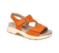 Gabor RollingSoft Sandale orange Velour 66.885.35 - Größe 40
