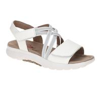 Gabor Damen Sandaletten, Frauen Sandalen,bequem,Sommerschuhe,Freizeitschuhe,offene Schuhe,Strandschuhe,flach,Weiss (Micro),40 EU / 6.5 UK