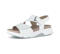 Gabor RollingSoft Sandale weiß uni Glattleder 86.885.50 für Damen, weiß, Größe 39 EU / 6 UK