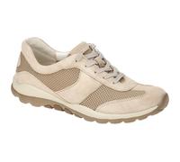 Keilsneaker ROLLINGSOFT, Damen, Gr. 39, beige, Textil, Veloursleder, Schuhe, Freizeitschuh, Halbschuh, Schnürschuh mit Logoschriftzug (24909322-39) beige