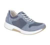 Gabor Damen Low-Top Sneaker, Frauen Sandalen,gepolstert,polsterung,feminin,Wide-fit,h-Weite,Leder-Sohle,Cherry,Nautic (Se Elastic),38.5 EU / 5.5 UK