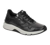 Gabor Damen Halbschuhe Rollingsoft 06.896.57 – sportlich, Plateausohle Schwarz Größe 38,5
