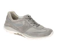 Gabor Damen Low-Top Sneaker, Frauen Halbschuhe,Laufschuhe,schnürschuhe,schnürer,Ugly Sneaker,Chunky Sneaker,Silber/grau,38.5 EU / 5.5 UK