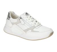 Gabor Damen Schuhe RollingSoft – Weißes Glattleder – Modell 86.958.50, Größe 38.5