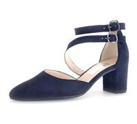 Gabor Riemchenpumps für Damen, blau, Gr. 38 ½ EU / 5,5 UK