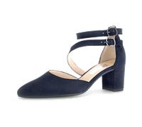 Gabor Riemchenpumps für Damen, blau, Gr. 41 EU / 7,5 UK