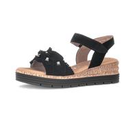 Gabor Damen Riemchensandalen, Frauen Sandalen,atmungs-aktiv,sacchetto,weich,sportlich,Weiss,schwarz,Jollys,Glitzer,blau,f,schwarz,37.5 EU / 4.5 UK
