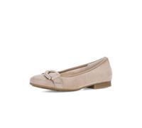 Gabor Damen Klassische Ballerinas, Frauen Flats,Moderate Mehrweite (G),Sommerschuhe,Ballerina-Schuhe,Ballett-Schuhe,Sand (Gold),40 EU / 6.5 UK