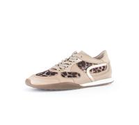 Gabor Sneaker Low Materialmix Leder/Lederimitat Damen Beige Größe 40