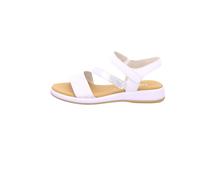 Riemchensandalen silber/weiss