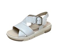 Gabor Sandale für Damen, weiß, Größe 42 ½ EU / 8,5 UK