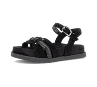 Gabor Sandale schwarz Samt Strass 83.770.17 für Damen, schwarz, Größe 37 EU