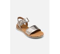 Riemchensandale GABOR COMFORT "Gabor Comfort Sandalen Glattleder", Damen, Gr. 42, puder, Glattleder, Schuhe Riemchensandale (33710111-42) puder
