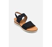 Plateausandaletten GABOR "Plateau Sandale", Damen, Gr. 37,5, blau, Schuhe (68234508-37,5) blau