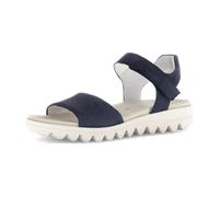 Gabor Sandalen 64.810.16 Damen blau Sportboden bis 30mm Größe 39 EU