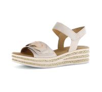 Gabor Leder-Keilsandaletten in Rosa - Größe 40,5 | Damen Sandalen