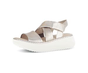 Gabor Sandalen für Damen, gold, Größe 40 ½ EU / 7 UK