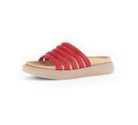Gabor Plateau-Pantolette 63.752.85 mit Strass Rot Damen Gr. 37