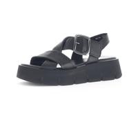 Plateau Sandalen schwarz (uni)