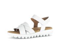 Gabor Fashion Sandale weiß gekreuzt 64.812.21 für Damen, weiß, Gr. 40 EU