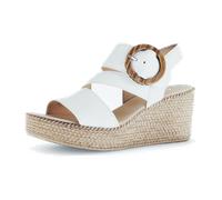 Gabor Damen Sandaletten Best Fitting – Riemchensandalen, leichter Absatz, Latte, 40,5 EU