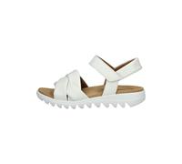 Gabor Damen Sandaletten, Frauen Sandalen,Best Fitting,strandschuhe,sommersandalen,bequem,flach,sommerschuhe,freizeitschuhe,weiss,37 EU / 4 UK