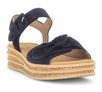 Plateausandaletten GABOR "Plateau Sandale", Damen, Gr. 38,5, blau, Schuhe (43128523-38,5) blau