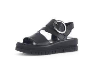 Gabor Sandalette für Damen, schwarz, Größe 40 ½ EU / 7 UK