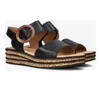 Gabor Damen Sandaletten, Frauen Sandalen,Best Fitting,Riemchensandalen,Leichter Absatz,Sommerschuhe,schwarz (So.schw.),40.5 EU / 7 UK
