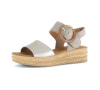 Gabor SanKeilBeigMetallic für Damen, beige, Größe 43 EU / 9 UK