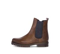 Gabor Damen Chelsea Boots, Frauen Stiefeletten,Komfortable Mehrweite (H),Booties,halbstiefel,Kurzstiefel,Sattel/EF(FL/blau),40.5 EU / 7 UK