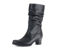 Gabor Schaft Stiefel schwarz gerafft H-Weite 76.606.57 für Damen, schwarz, Größe 37 ½ EU / 4,5 UK