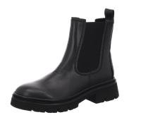 Gabor - Schlupf-, Reißverschlussstiefelette - glatter Boden schwarz - Gr. - 38 EU | 5 UK