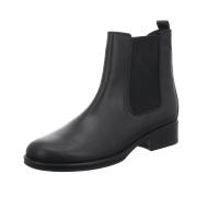 Gabor - Schlupf-, Reißverschlussstiefelette - glatter Boden Schwarz (Strass) - Gr. - 37.5 EU | 4½ UK