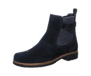 Gabor Schlupf/Reißverschlussstiefelette Kaltfutter für Damen, blau, Größe 35 ½ EU / 3 UK