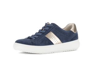 Gabor Schnürhalbschuh für Damen, blau, Größe 40 ½ EU / 7 UK