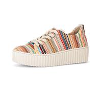 Gabor Plateau Schuhe Sneaker grau bunt Zickzack 83.205.40 - Größe 38.5