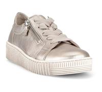 Sneaker GABOR "Sneaker low Effektleder", Damen, Gr. 42,5, gold, Schuhe Sneaker (15477064-42,5) gold