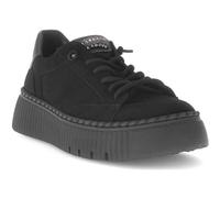 Gabor Damen Low-Top Sneaker, Frauen Halbschuhe,Best Fitting,Strassenschuhe,Freizeitschuhe,Turnschuhe,Laufschuhe,schwarz/Altsilber,38 EU / 5 UK