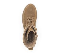 Gabor Damen Combat Boots, Frauen Stiefeletten,Best Fitting,uebergangsstiefel,schnürstiefel,Winterstiefel,warm,Lion (Gold matt),42 EU / 8 UK