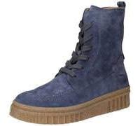 Schnürstiefelette GABOR "Schnürstiefelette", Damen, Gr. 40, grau (blau), Schuhe Schnürstiefelette (36807215-40) blau