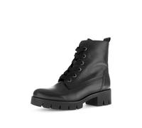 Gabor - Schnürstiefeletten Glattleder schwarz schwarz - Gr. - 7 UK