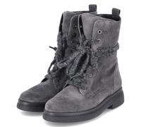 Gabor Schnürstiefeletten Grau - Gr. 40 - Textil
