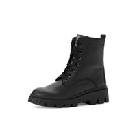 Gabor - Schnürstiefeletten Materialmix Leder schwarz schwarz - Gr. - 5.5 UK