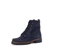 Gabor Schnürstiefeletten - Stiefeletten Damen - Schnürboots mit Wechselfußbett - Winterschuhe Damen mit Blockabsatz - Blue 16
