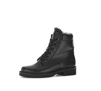 Gabor Damen Schnürstiefeletten, Frauen Stiefeletten,Best Fitting,Lammfell,Kurzstiefel,uebergangsschuhe,schwarz (schwarz),37 EU / 4 UK
