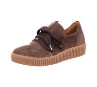 Gabor Damen Low-Top Sneaker, Frauen Sneaker,silbrt,Casual,Fashion,metallic,Effekt,Easy-Walking,elegant,einlege-Sohle,Navy,Mohair,43 EU / 9 UK