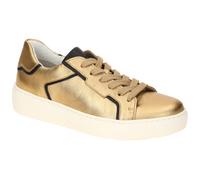 Gabor Leder-Sneakers in Gold - Größe 40,5 | Damen Sneakers