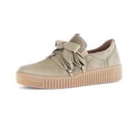 Gabor Schuhe grau grün salvia Velour Damen Slipper 73.333.11 für Damen, grün, Größe 42 EU / 8 UK